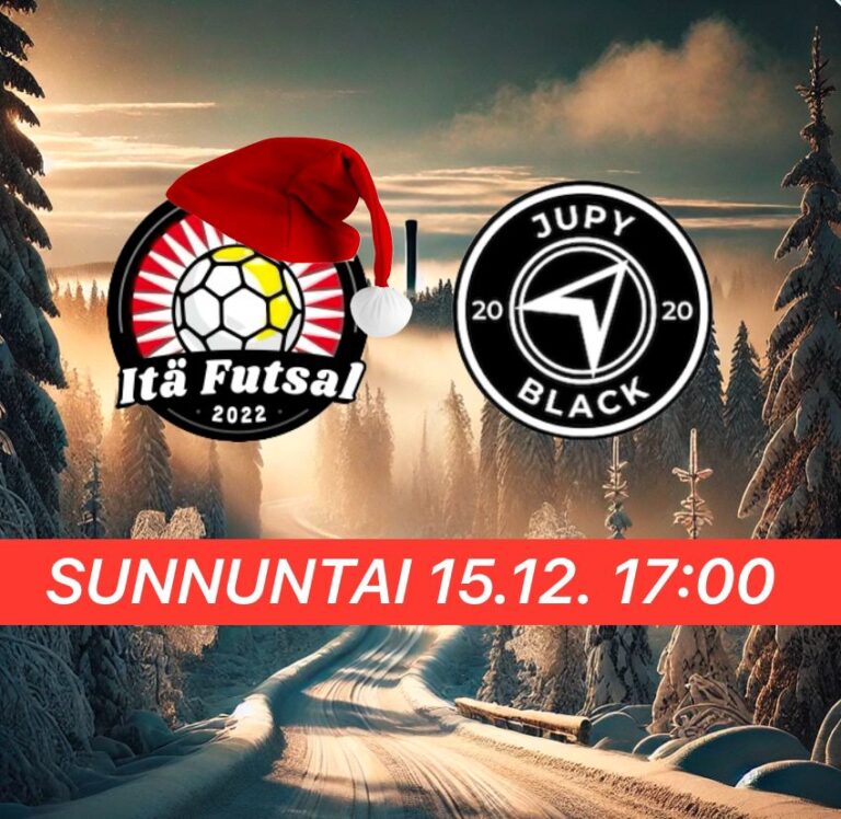 Upea syyskausi huipentuu 15.12. kärkimatsissa: Itä Futsal – JuPy Black